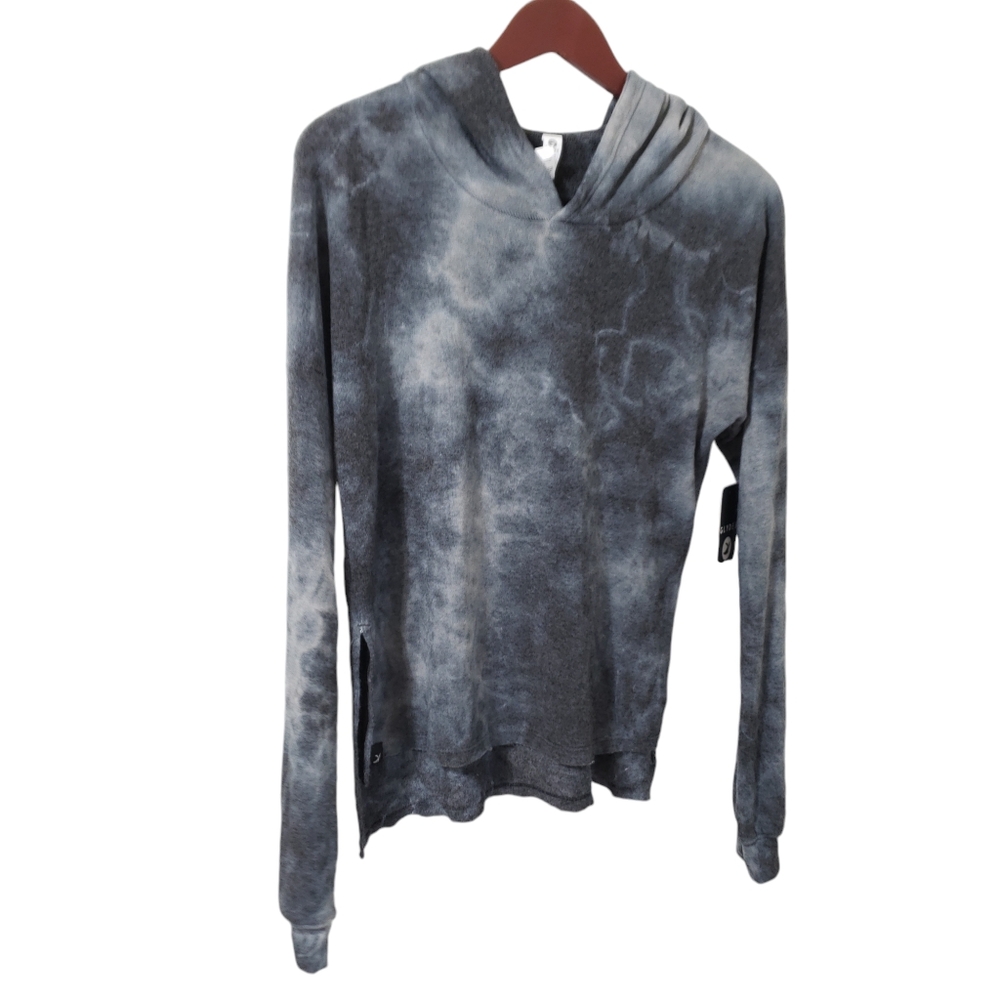 SOLD-Glyder Rush Hoodie Black Tie Dye Small - Picture 2 of 12